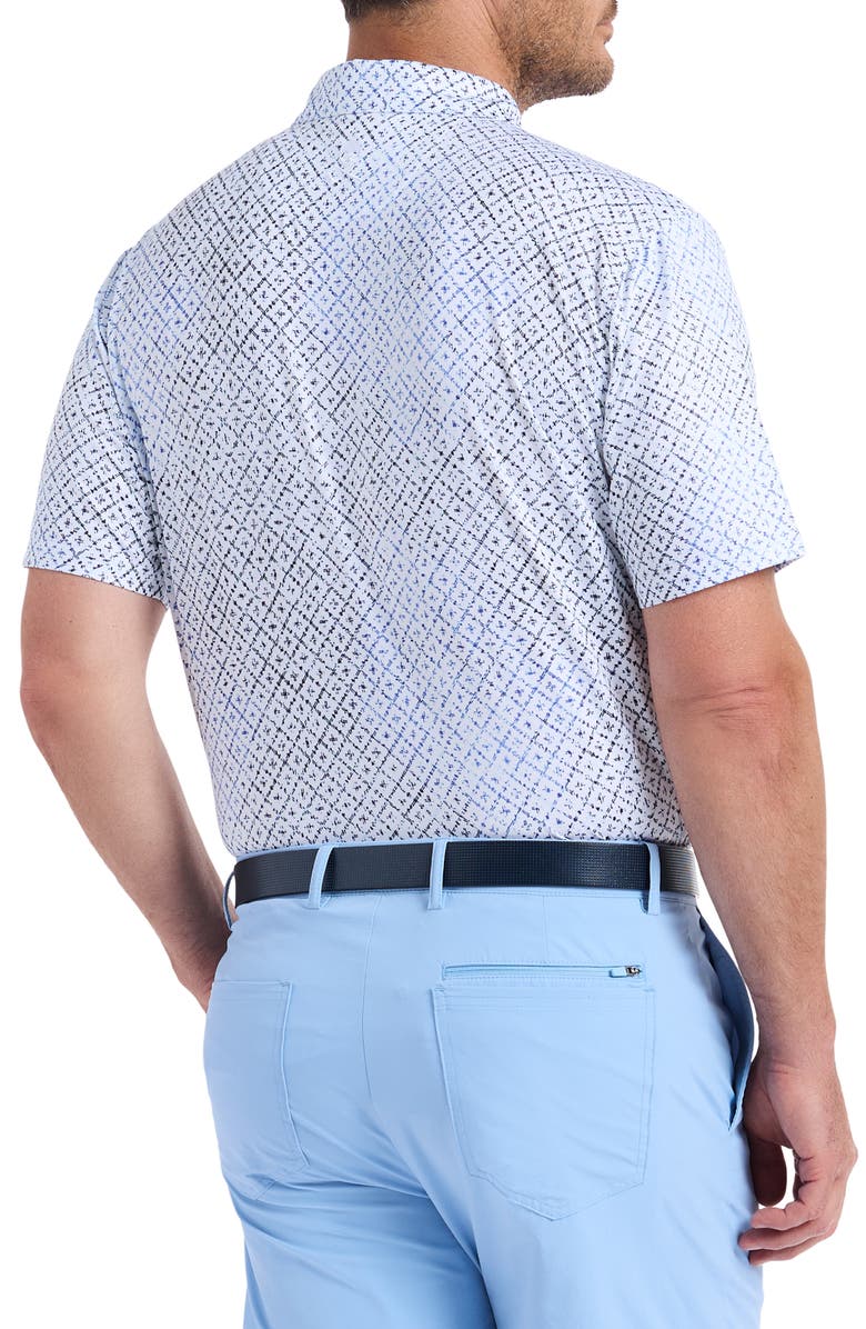 Robert Graham Dalby Performance Golf Polo, Alternate, color, White