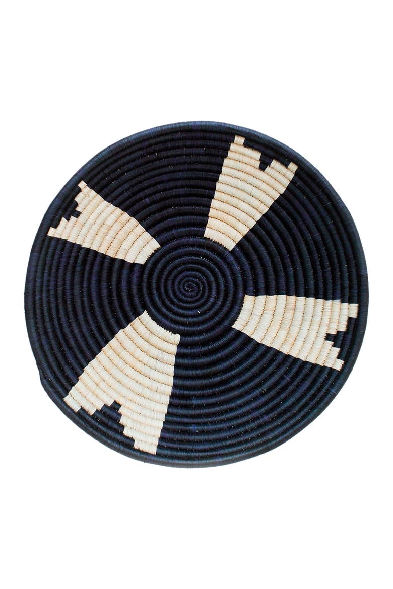Star Raffia Plateau, Main, color, Natural and Black