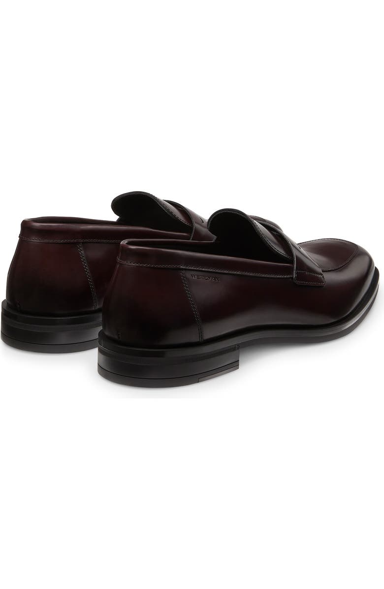Stuart Weitzman Club Classic Penny Loafer, Alternate, color, Burgundy