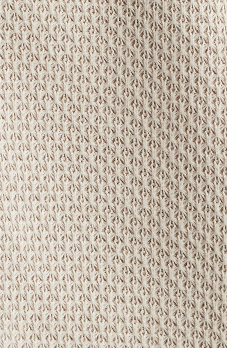 Johnston & Murphy Linden Textured Short Sleeve Button-Up Shirt, Alternate, color, Oatmeal