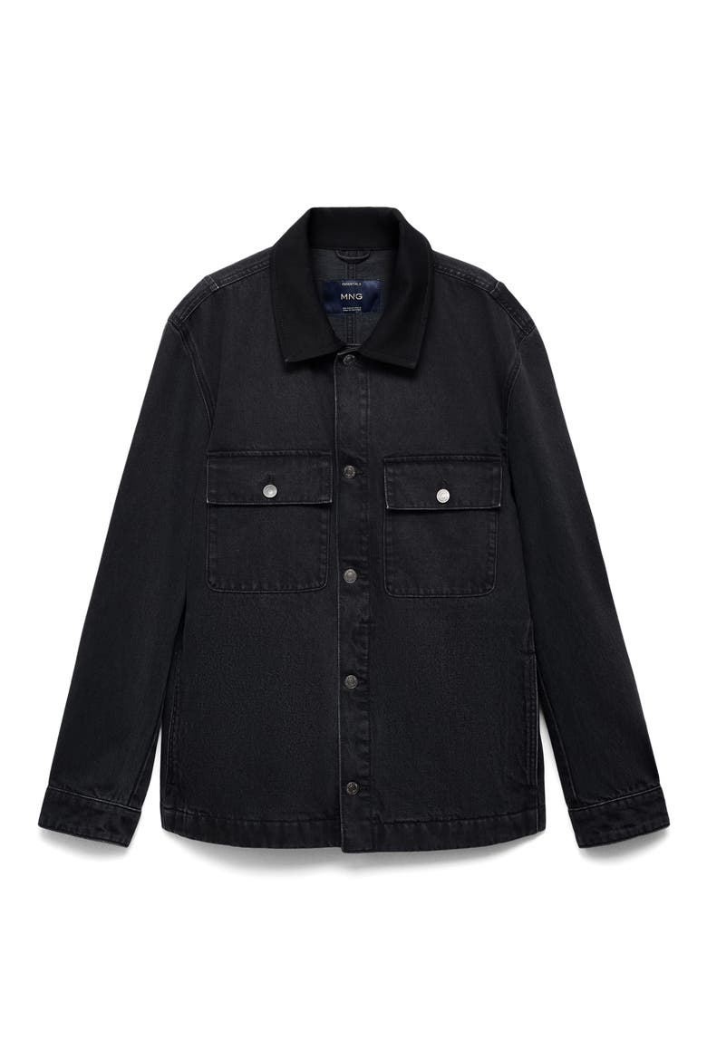 Denim Jacket, Alternate, color, BLACK DENIM