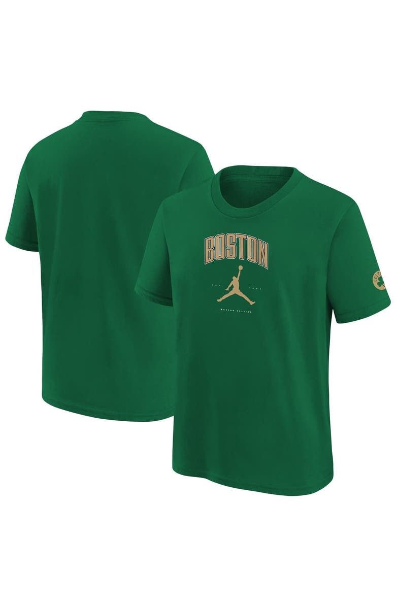 Jordan Brand Youth Jordan Brand Kelly Green Boston Celtics Essential Cities T-Shirt, Alternate, color, Kelly Green