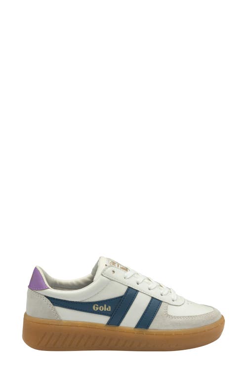 Gola Grandslam Elite Sneaker In White/moonlight/lav