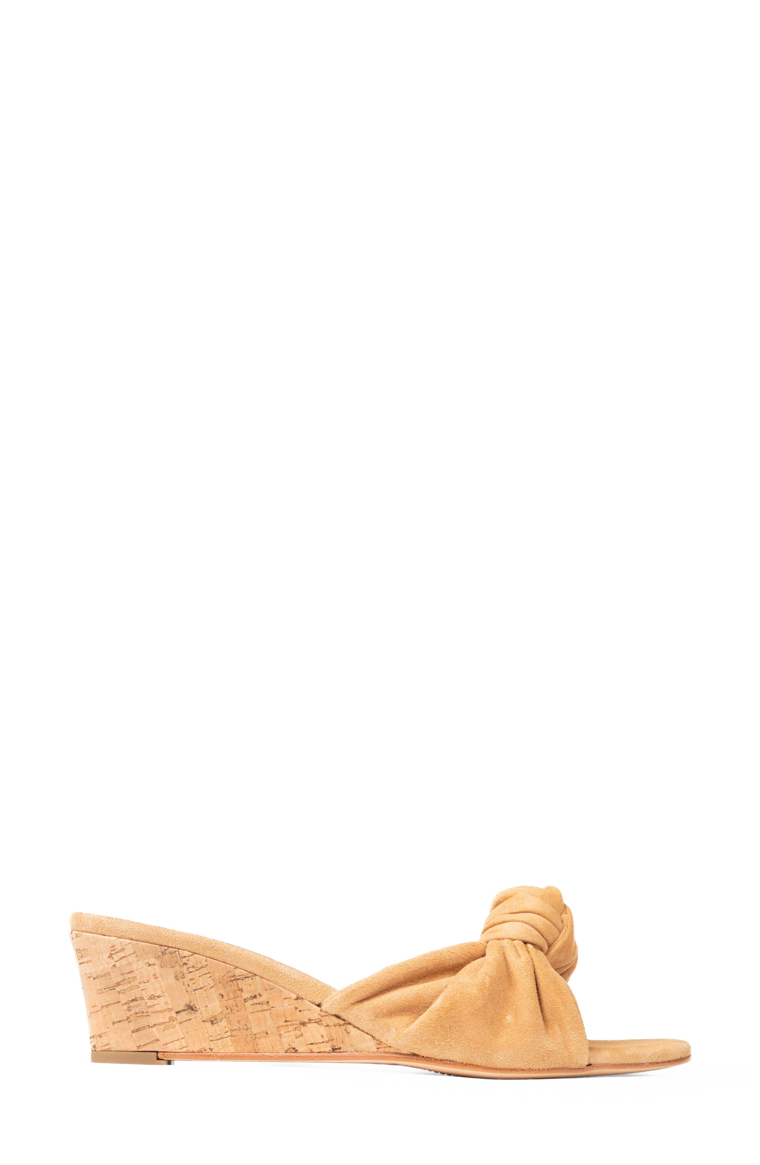 patricia green Savannah Wedge Slide Sandal, Alternate, color, Tan Suede