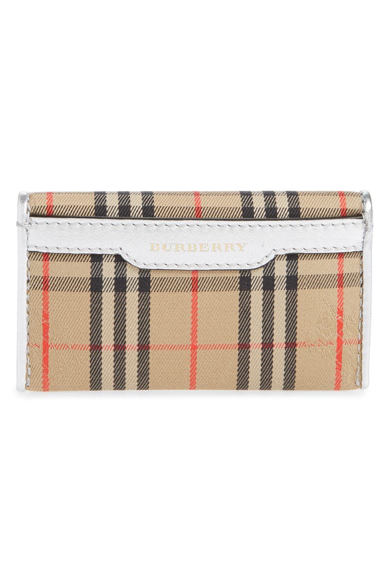 Small 1983 Check Envelope Card Case, Alternate, color, ANTIQUE YELLOW/ SILVER