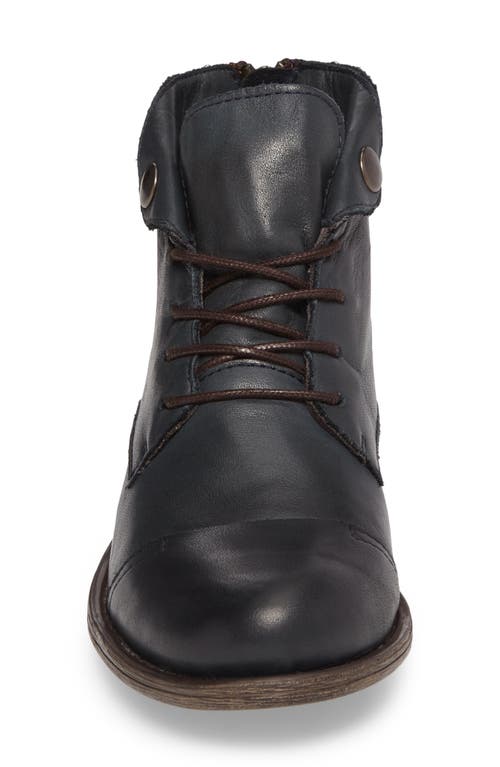 Miz Mooz Lennox Lace-up Bootie In Black