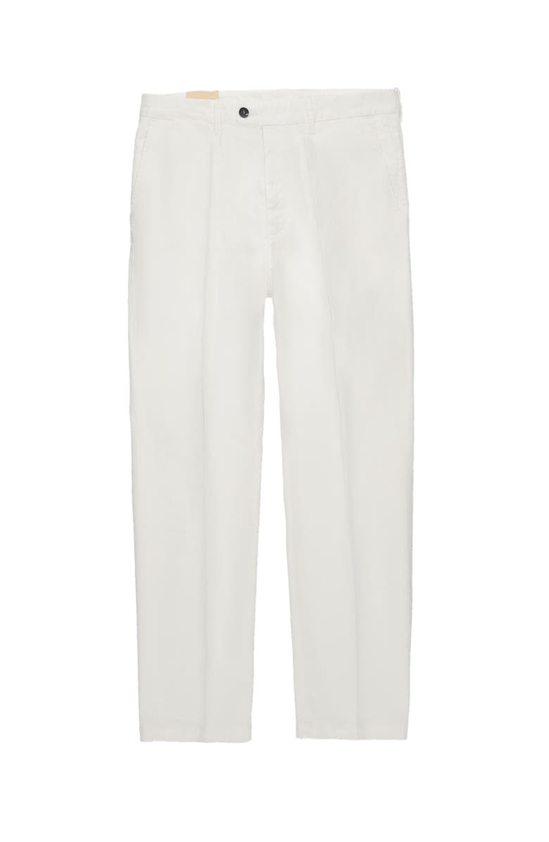 Fortela Kent Cotton Indigo Rinse Chino Trousers, Main, color, White