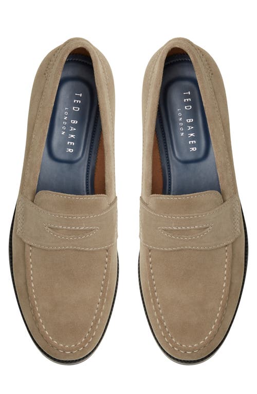 Ted Baker Men's Parliament Dress Loafer In Khaki