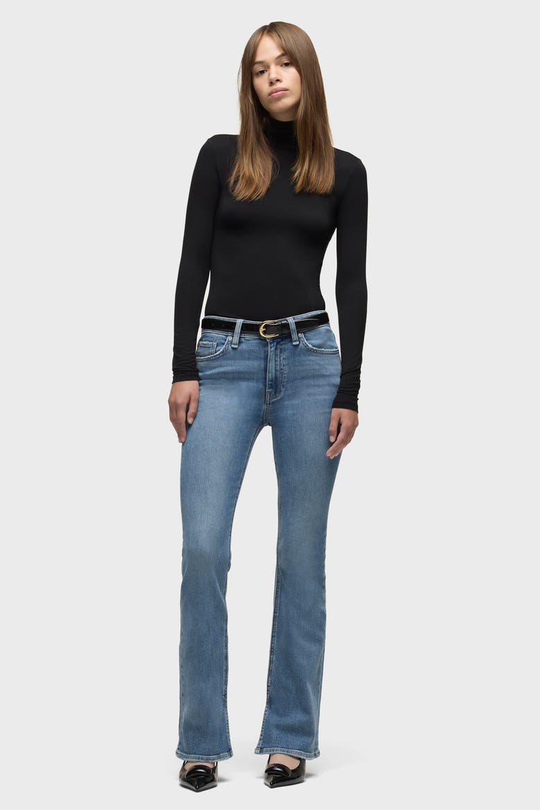 Barbara High-Rise Bootcut W/ Flap, Alternate, color, Reflection
