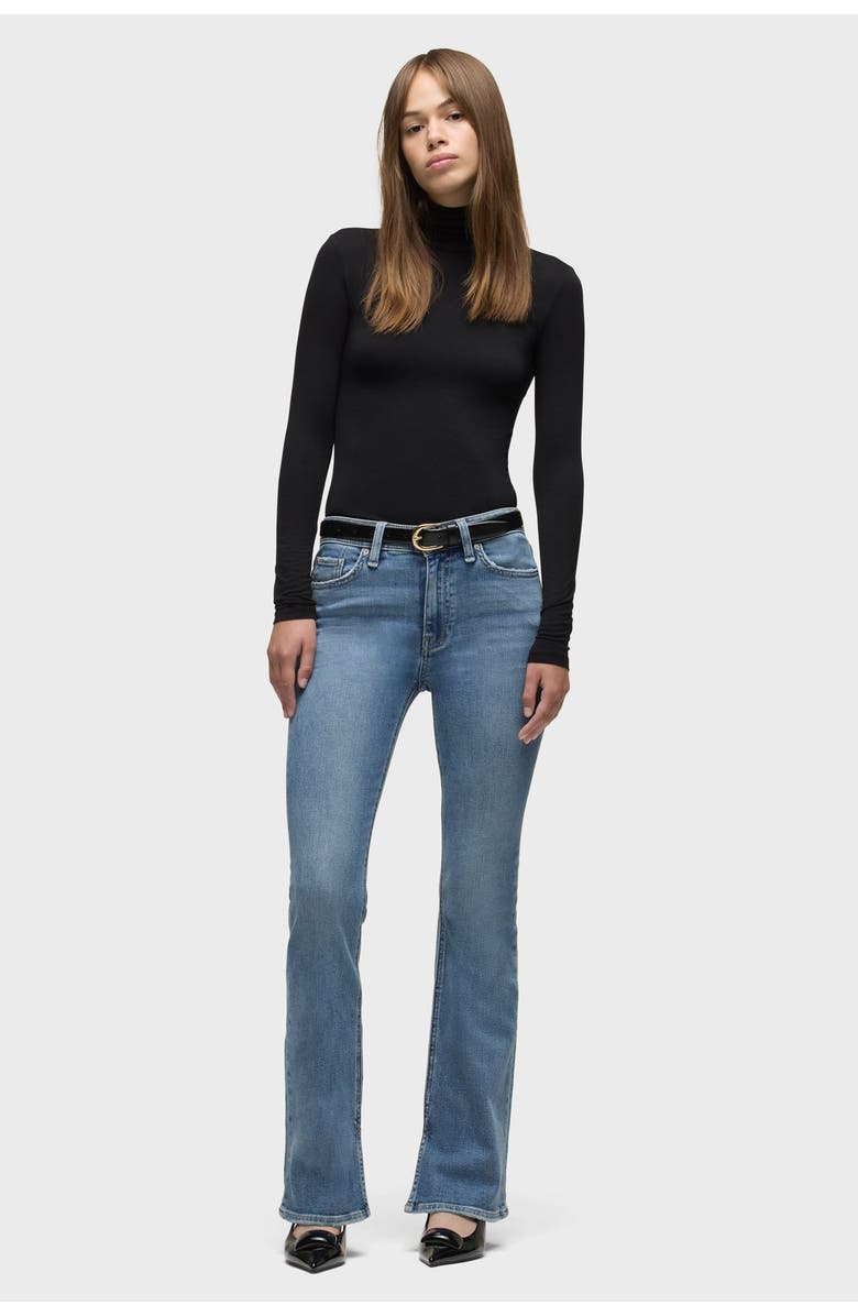 Hudson Jeans Barbara High-Rise Bootcut W/ Flap, Alternate, color, Reflection