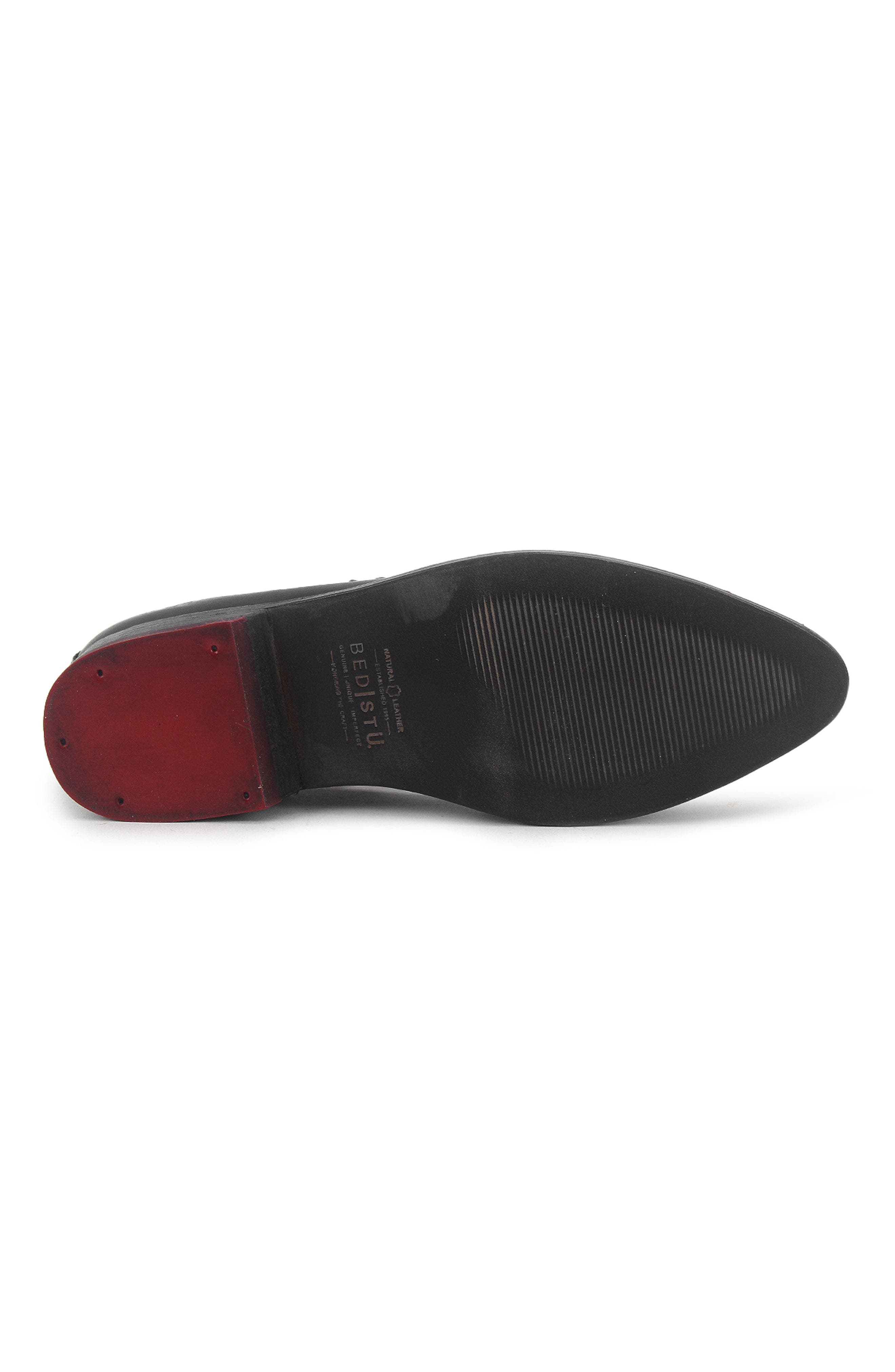 Bed Stu Jenny Pointed-Toe Flat, Alternate, color, Black Dd