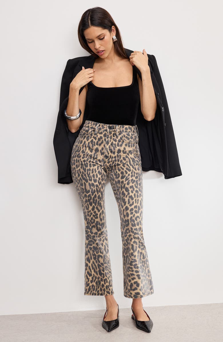 Good American Modern Tank Velvet Bodysuit, Alternate, color,