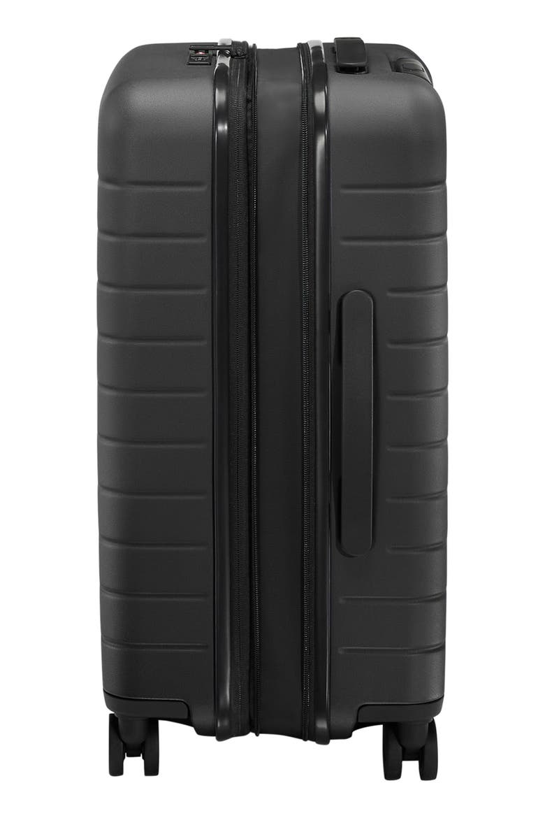 The Bigger Carry-On Flex Suitcase, Alternate, color, JET BLACK