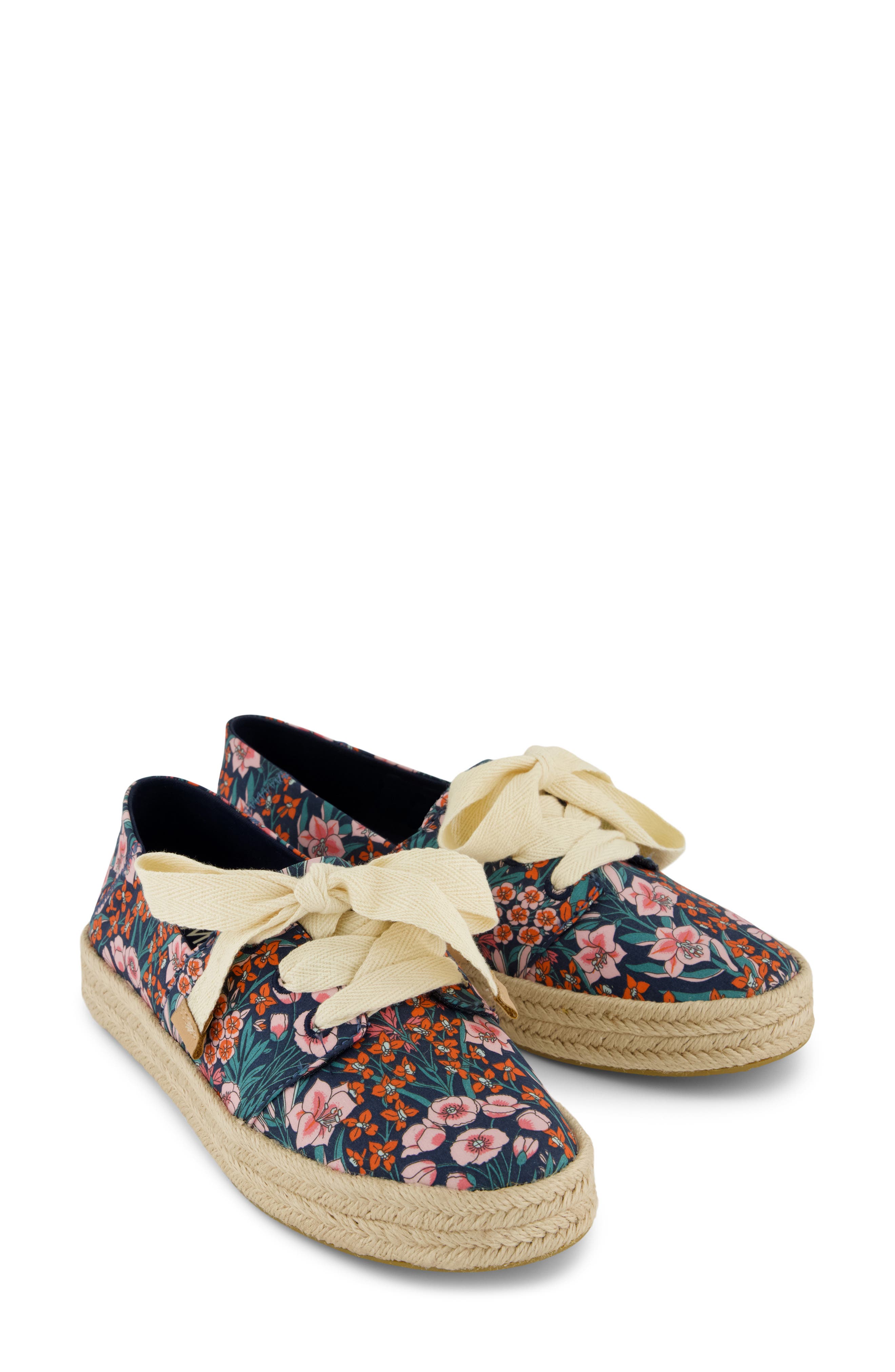 TOMS Carlup Espadrille Sneaker, Alternate, color, Medium Blue