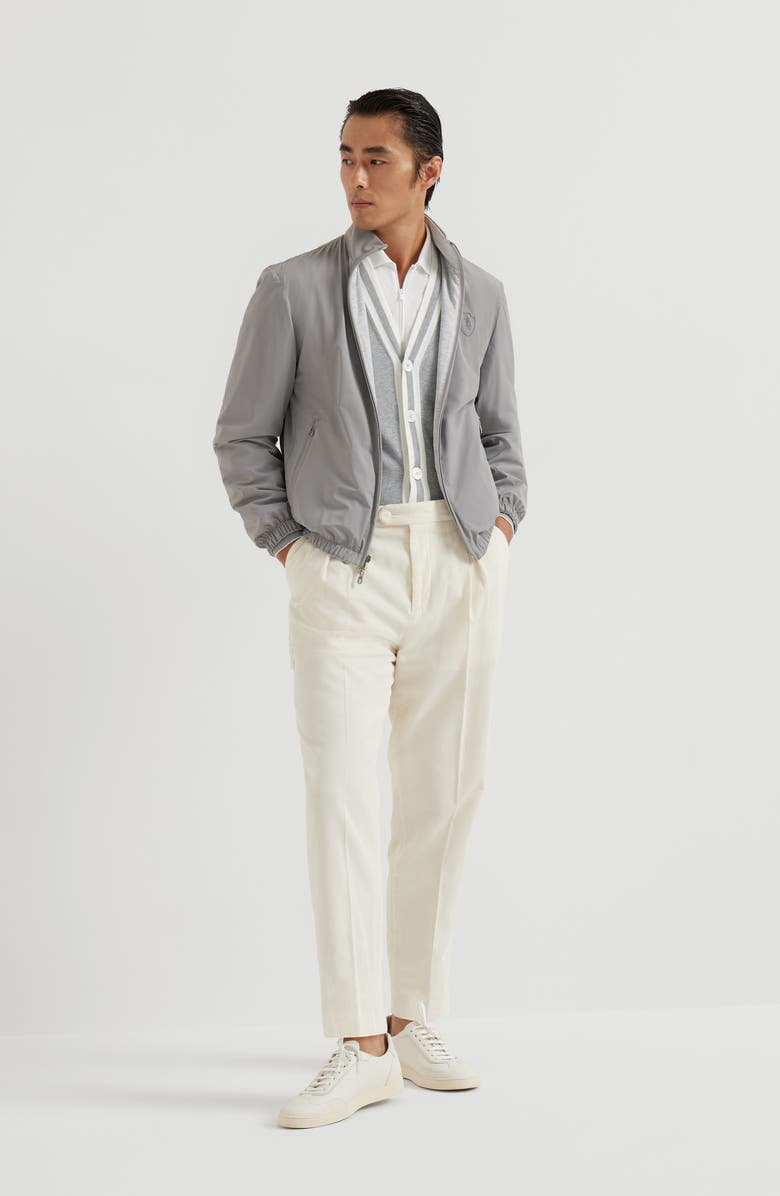 Brunello Cucinelli Piqué polo shirt, Alternate, color, White