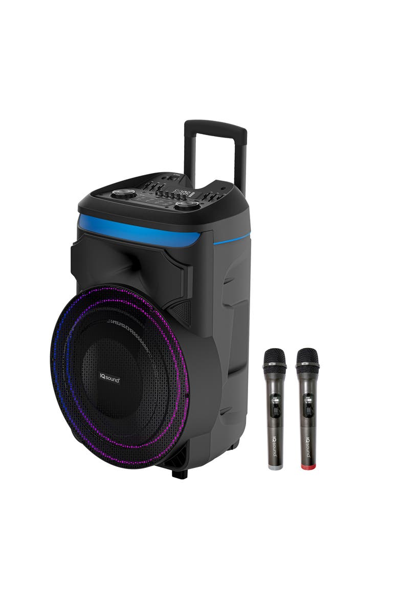 18 Inch Party Speaker with True Wireless Stereo, Alternate, color, Black