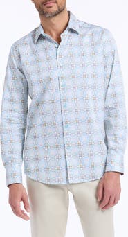 Robert Graham Runnymede Stretch Cotton Button-Up Shirt