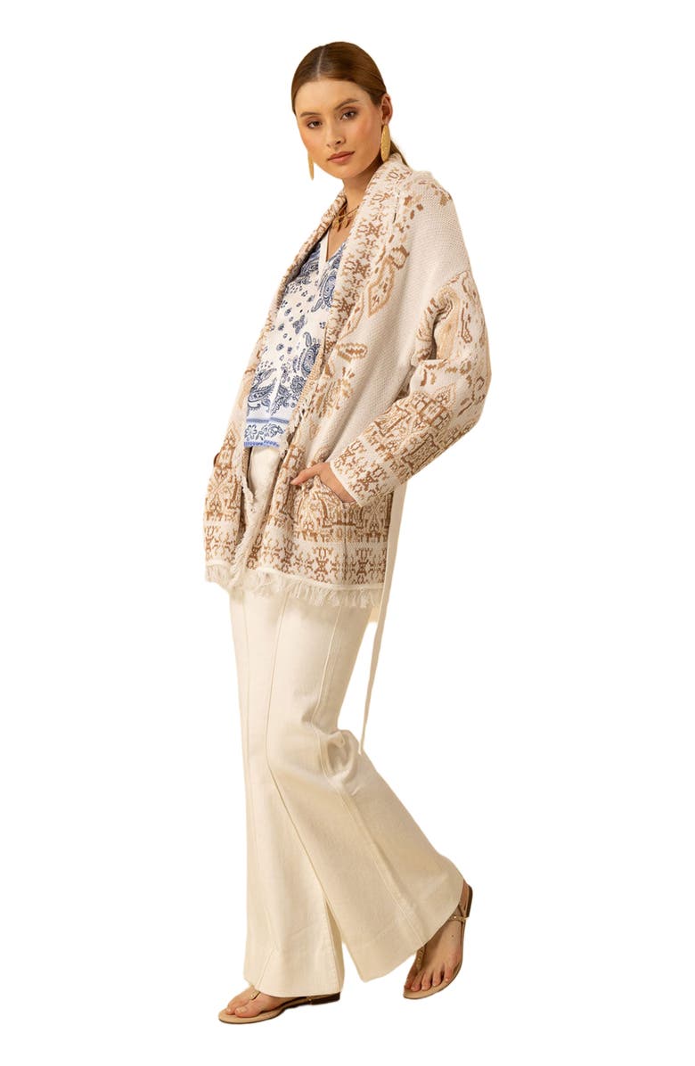 Hale Bob Capri Jacquard Sweater, Alternate, color, 