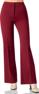 IVONNE Flared Solid Pants