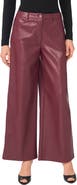 Vince Camuto Wide Leg Faux Leather Pants