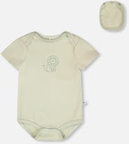 Deux par Deux Evolutive Jersey Lion Print Bodysuit