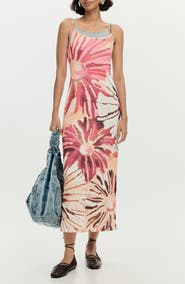 Desigual Floral & Solid Dress Set