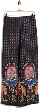 T Tahari Wide Leg Pull-On Pants