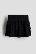 H&M Picot-trimmed Tiered Skirt