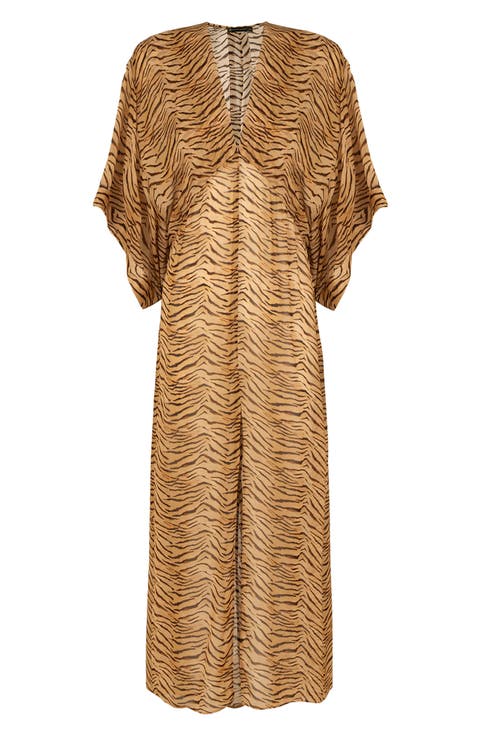 Megan Dolman Sleeve Maxi Cover-Up Dress