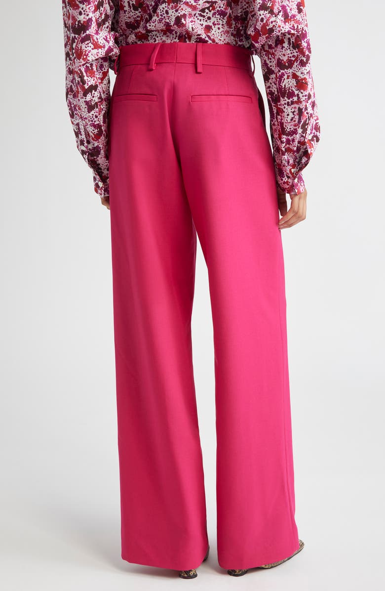 Dries Van Noten Wool & Mohair Straight Leg Pants, Alternate, color, 