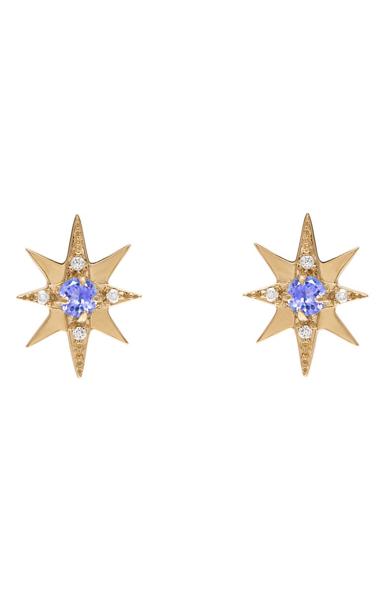 EDEN PRESLEY Opal & Diamond Small Starburst Stud Earrings, Main, color, 