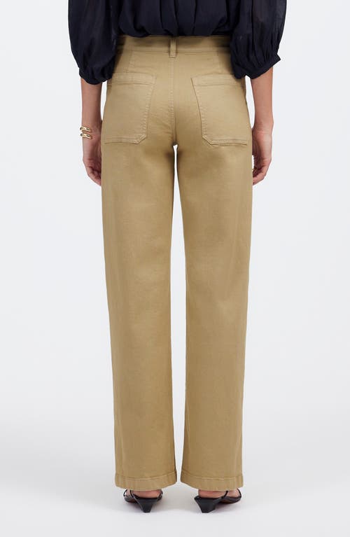 MADEWELL MADEWELL THE EMMETT PATCH POCKET WIDE LEG PANTS 