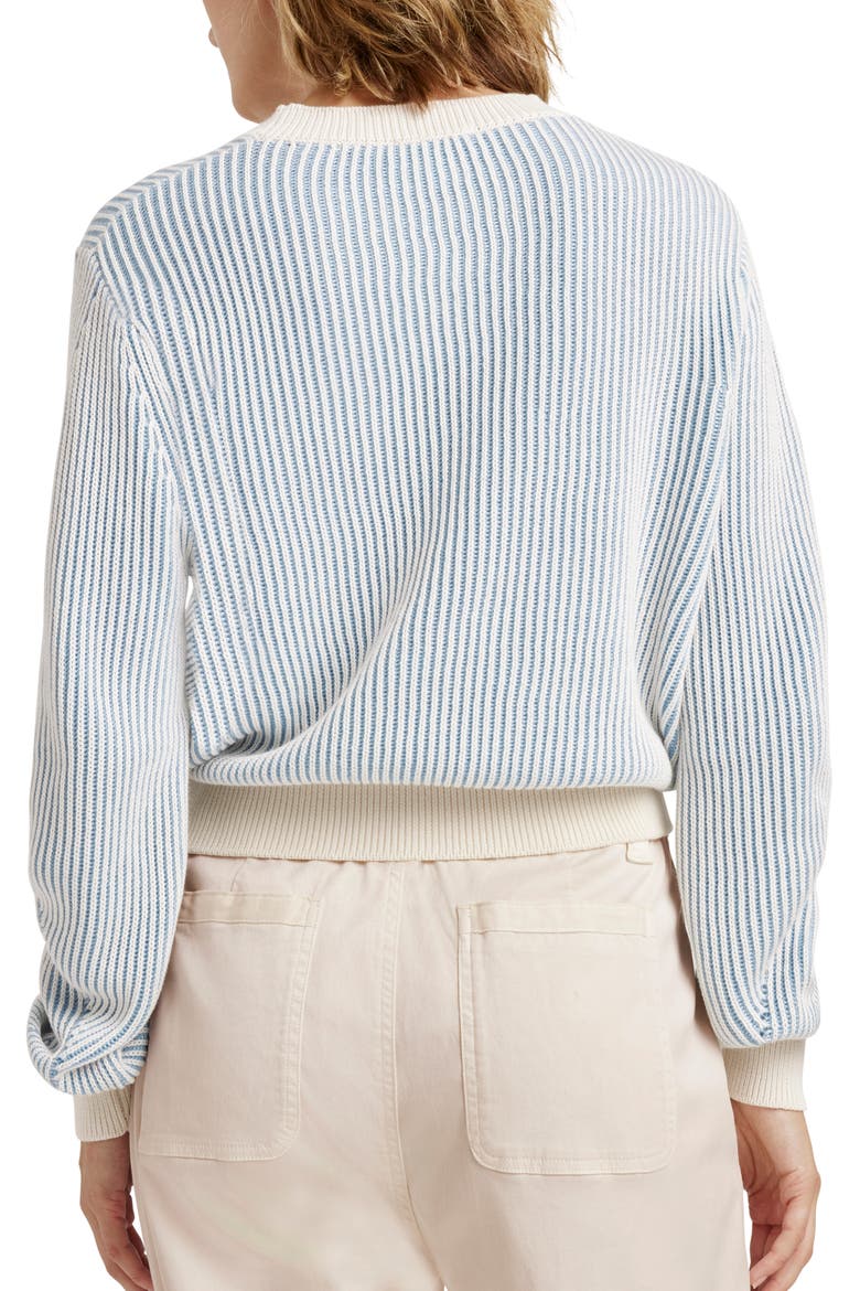Ashlyn Rib Cotton Sweater, Alternate, color, MOONSTONE/ STAR