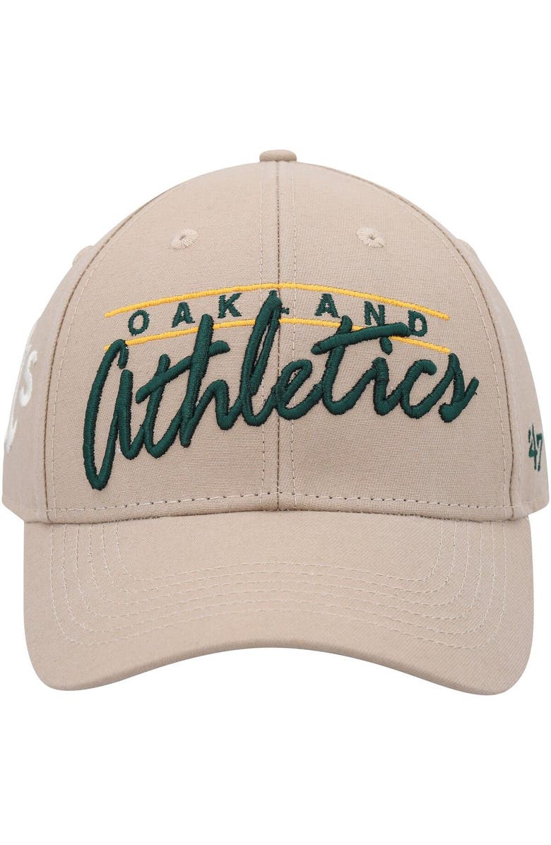 '47 Men's '47 Khaki Oakland Athletics Atwood MVP Adjustable Hat, Alternate, color, Khaki