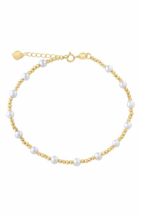 EFFY Freshwater Pearl Beaded Chain Bracelet