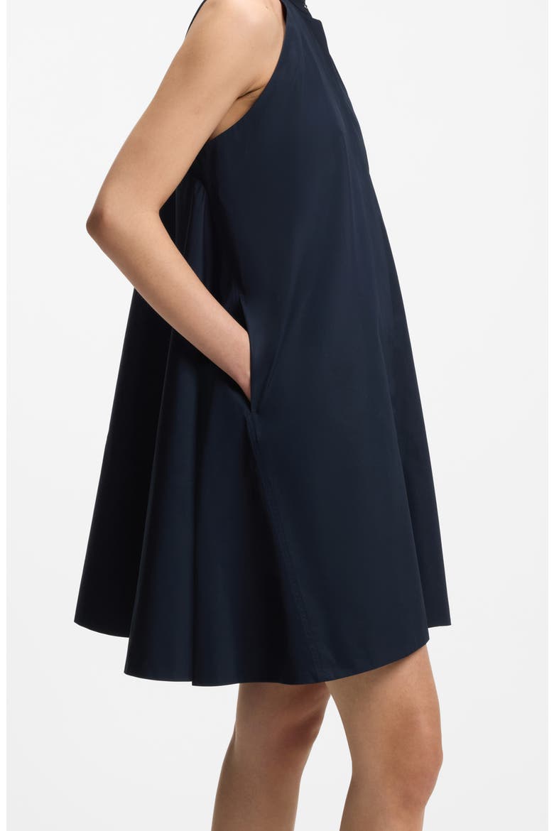 Decolana Sleeveless Cotton Swing Minidress, Alternate, color, SKY CAPTAIN