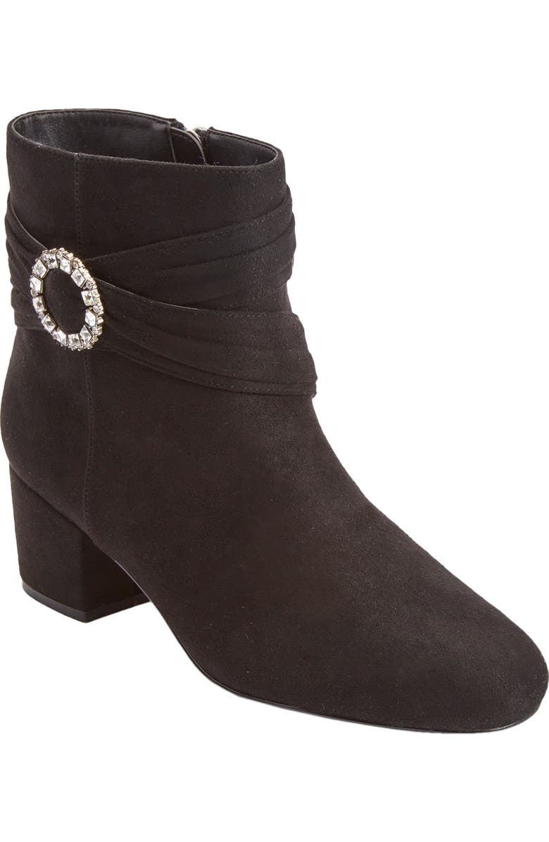 Comfortview The Claremont Bootie, Main, color, Black