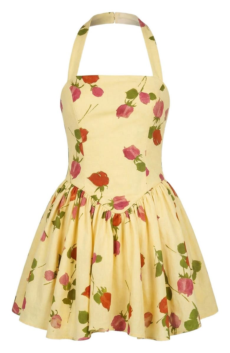 NICHOLAS Amalie Dress, Alternate, color, Fallen Roses