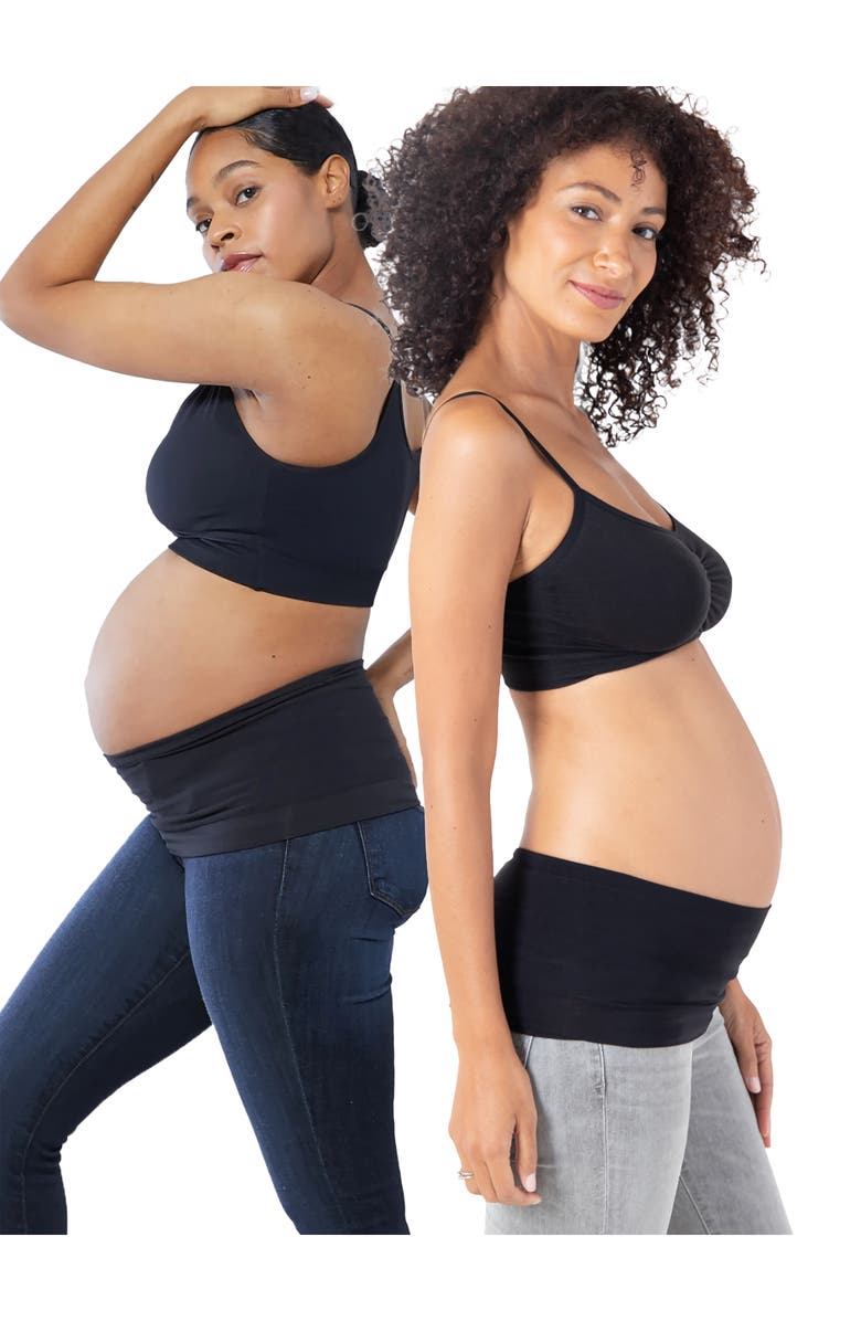 Ingrid & Isabel 2-Pack Everyday Maternity BellaBand<sup>®</sup>, Alternate, color, Black/Black