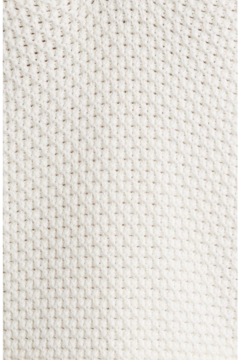 Remy Johnny Collar Sweater, Alternate, color, WHITE/ SUMMER ROUGE