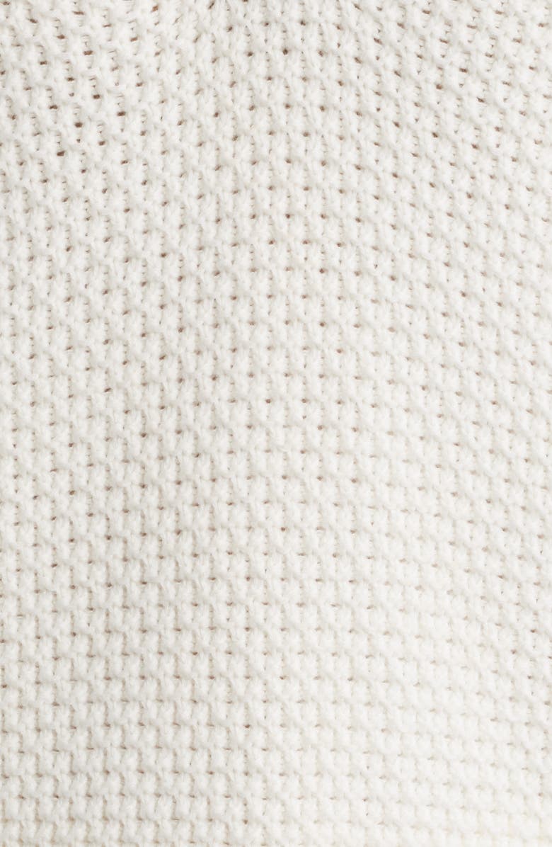 French Connection Remy Johnny Collar Sweater, Alternate, color, Summer White