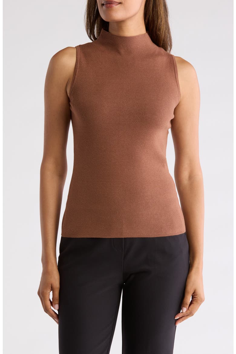 Sleeveless Sweater, Main, color, HAZELNUT