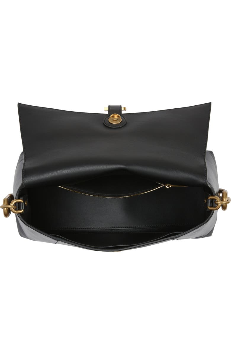 Balenciaga Downtown Medium Leather Shoulder Bag, Alternate, color,