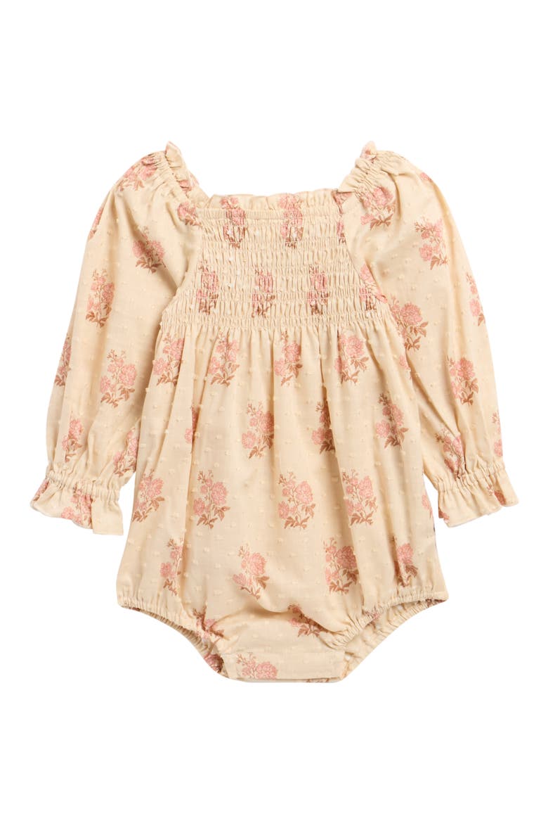 Kids' Autumn Floral Cotton Romper, Main, color, POSEY
