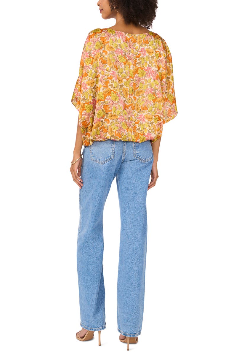 Vince Camuto Floral A-Line Top, Alternate, color,