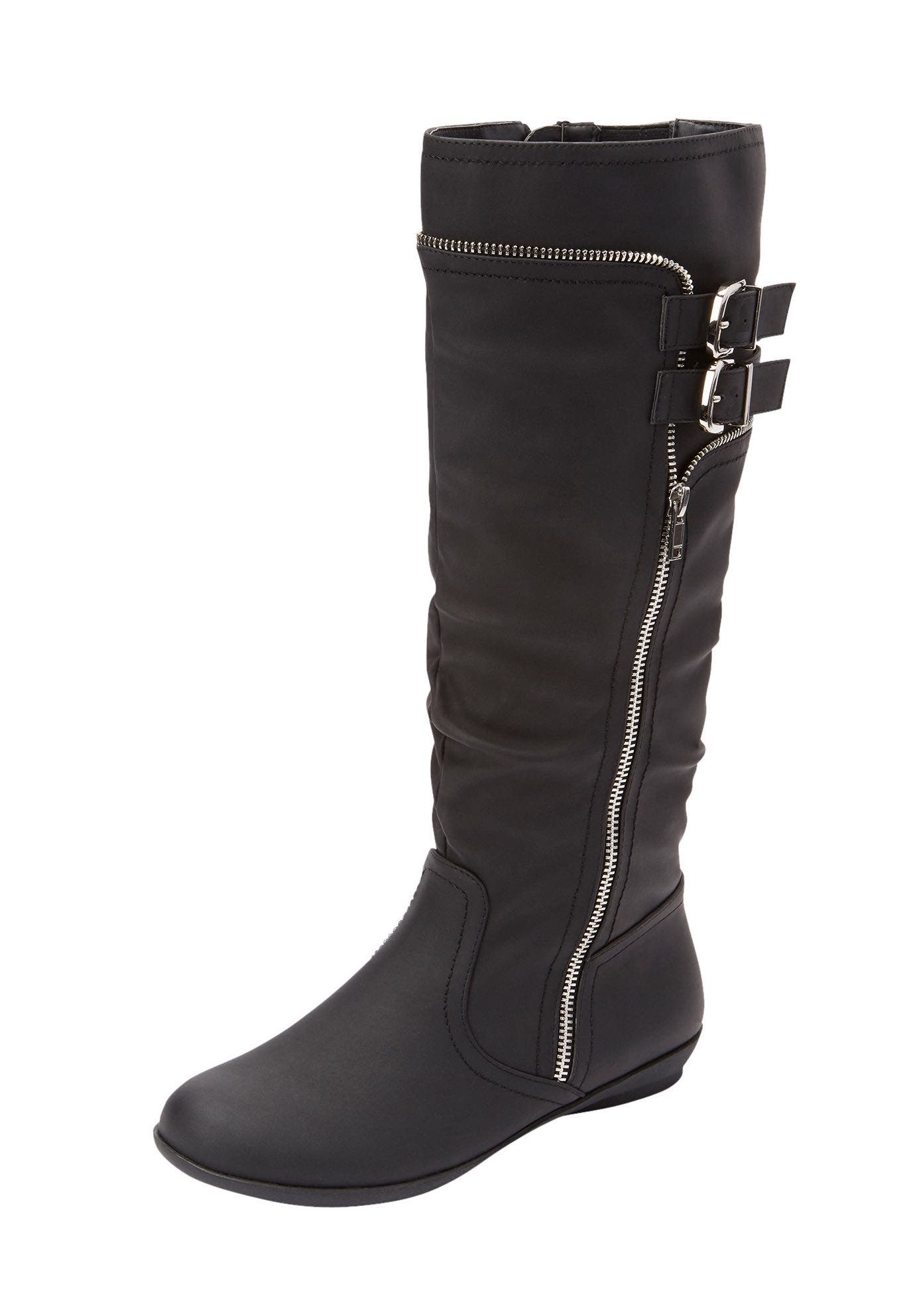 Comfortview The Pasha Wide-Calf Boot, Main, color, Black