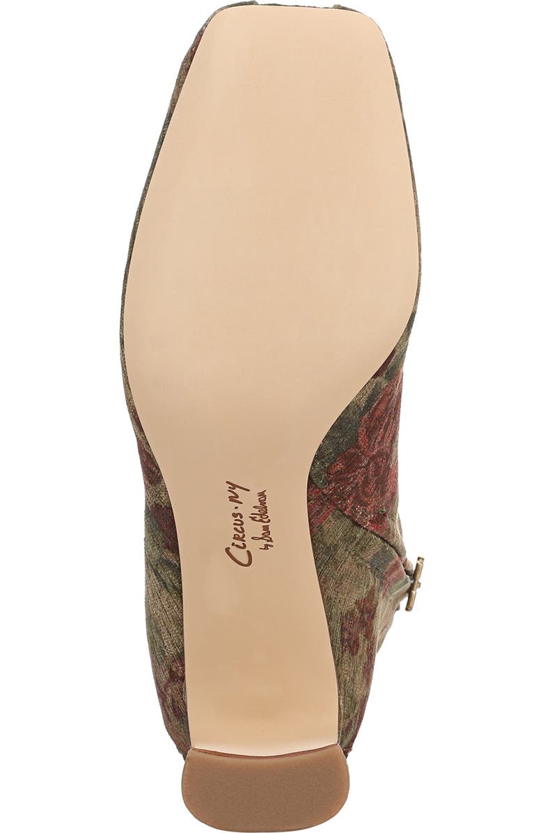 Circus NY by Sam Edelman Kendra Block Heel Bootie, Alternate, color, Golden Pear/ Plum Multi