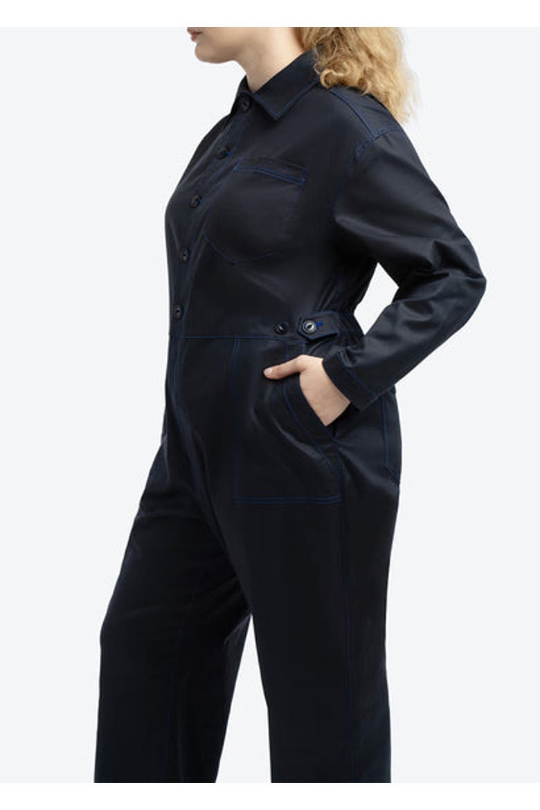 RIVETER PLUS SIZE JUMPSUIT, Alternate, color, PASSPORT BLUE