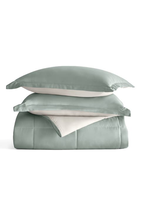 Premium Down Alternative Reversible Comforter Set