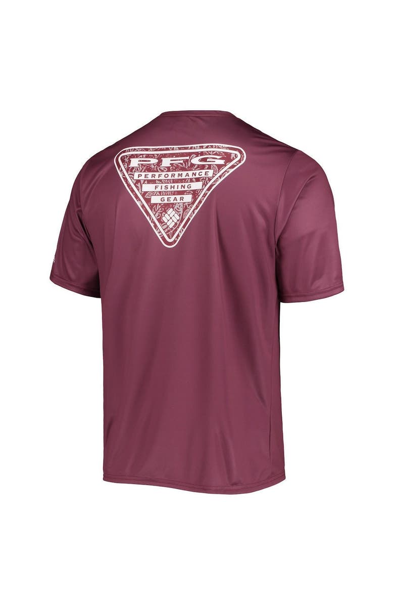 Columbia Men's Columbia Maroon Texas A&M Aggies Terminal Tackle Omni-Shade T-Shirt, Alternate, color,